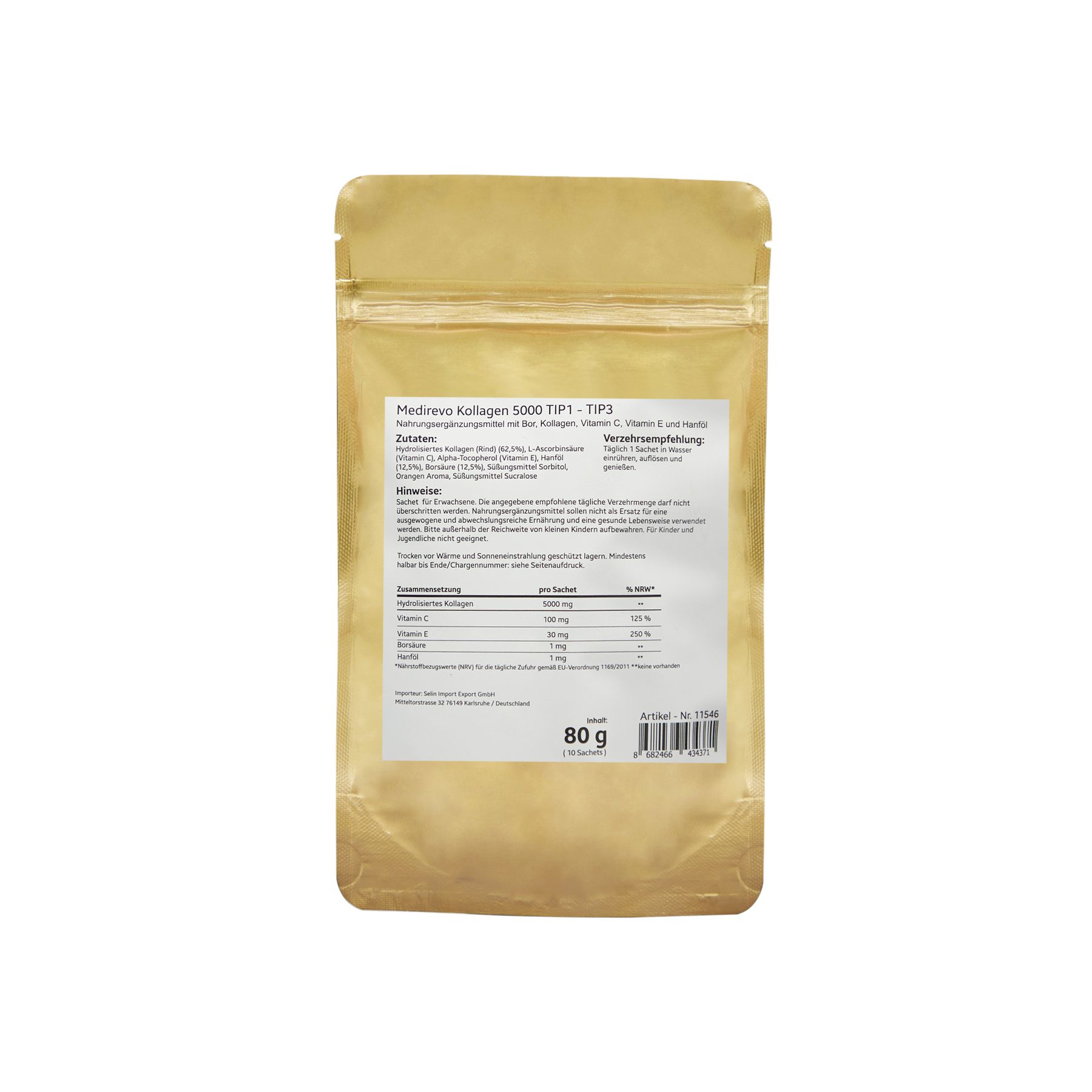 Kollagen Typ 1 und Typ 3 (5000mg)